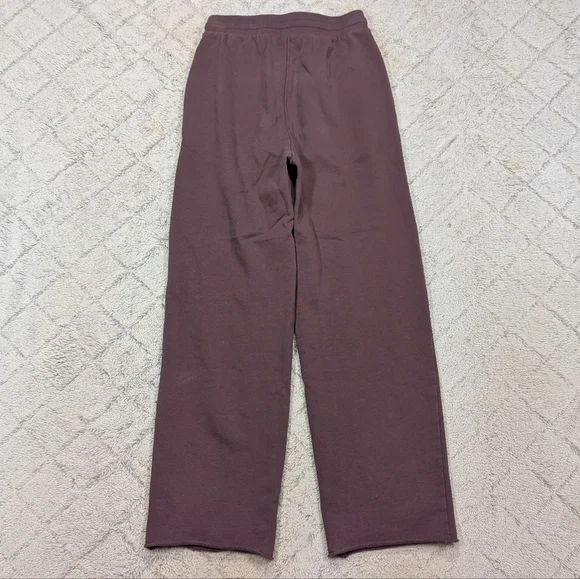 Cozy Earth Sweatpants Womens XS Purple Fig Chelsea Cotton French Terry Lounge - Picture 8 of 8